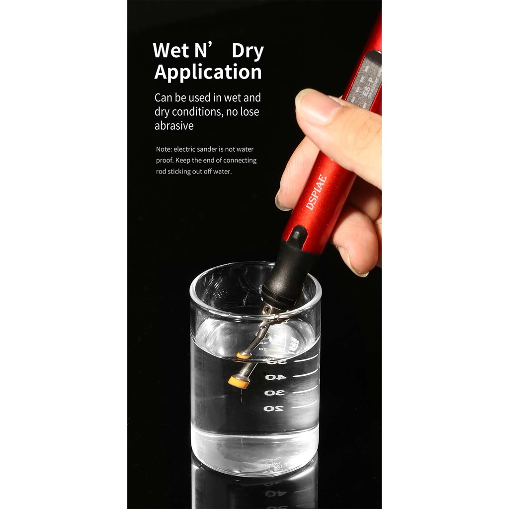 DSPIAE SS-C02 Self Adhesive Sponge Sanding Disc (10mm) Image_5