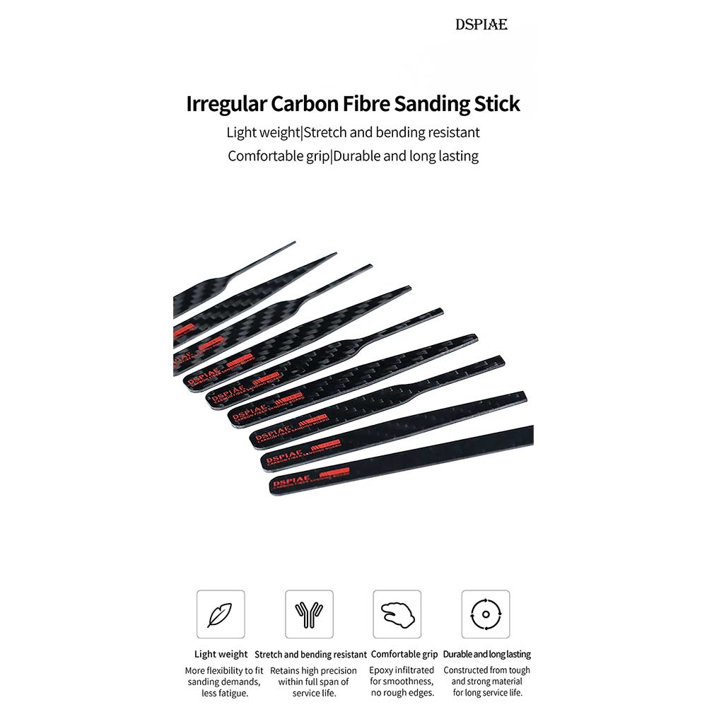 DSPIAE CFB-01 lrregular Carbon Fibre Sanding Stick Image_2