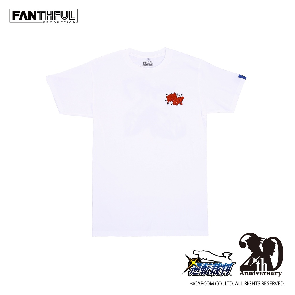 FANTHFUL Ace Attorney Series T-shirt (M) White Image_2