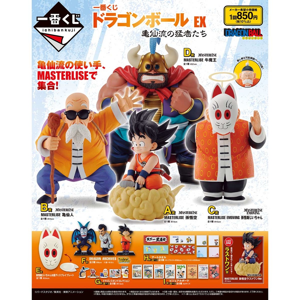 Ichiban Kuji - Dragonball EX The Fierce Men of Turtle Hermit School (Full ctn of 80 tickets) Image_2