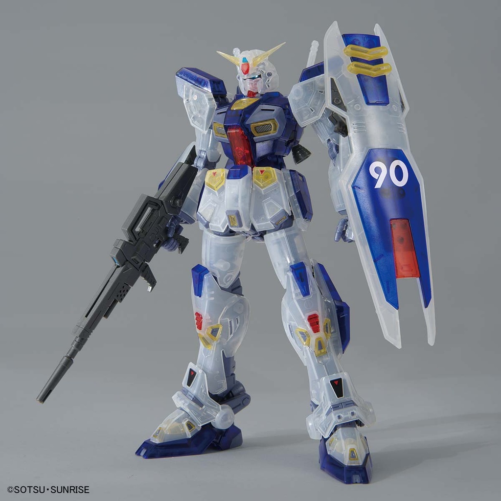 MG The Gundam Base Limited Gundam F90 [Clear Color] (P Bandai) Image_2