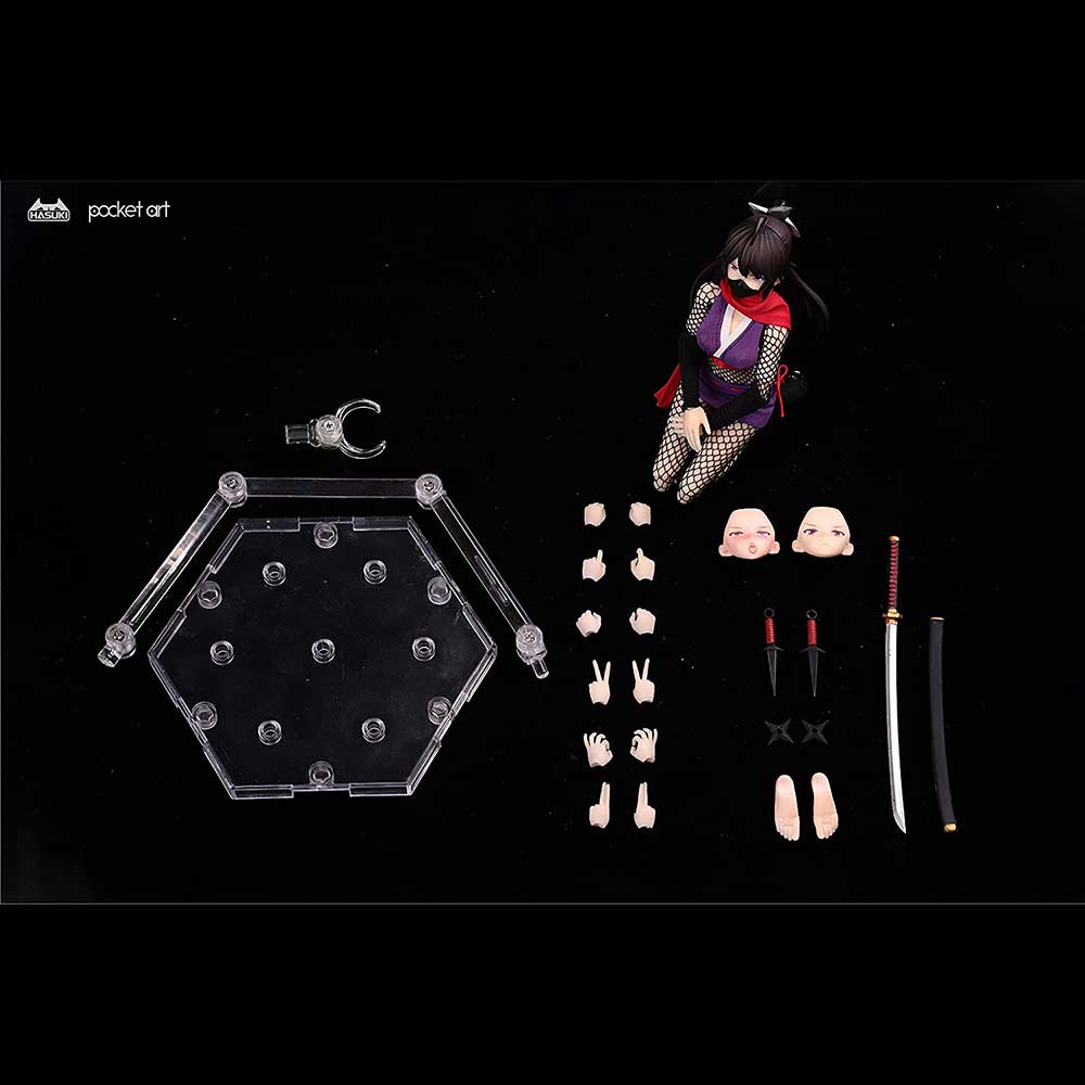 HASUKI pocket art PA002 Female NinJa Hagi Image_11