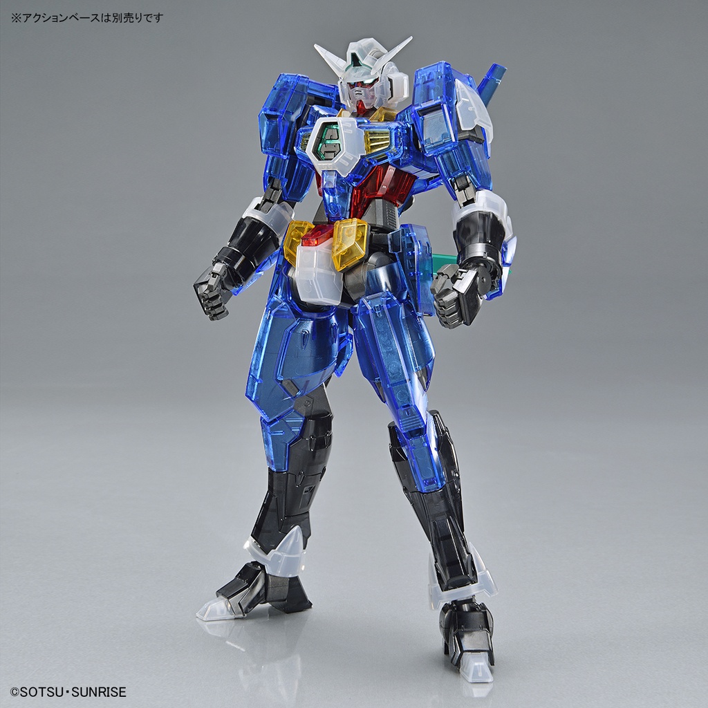 MG 1/100 The Gundam Base Limited Gundam AGE-1 Wear System Set [Clear Color] (P Bandai) Image_4