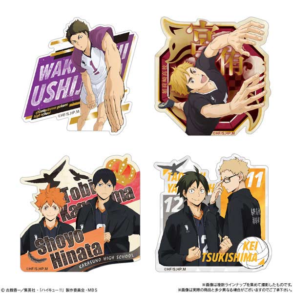 (PO) Haikyu! Die-Cut Sticker Biscuit [BOX] Image_4