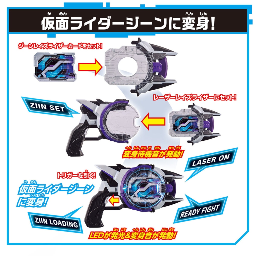Kamen Rider Geats DX Boost Mark II Raise Buckle & Laser Raise Riser Set Image_4