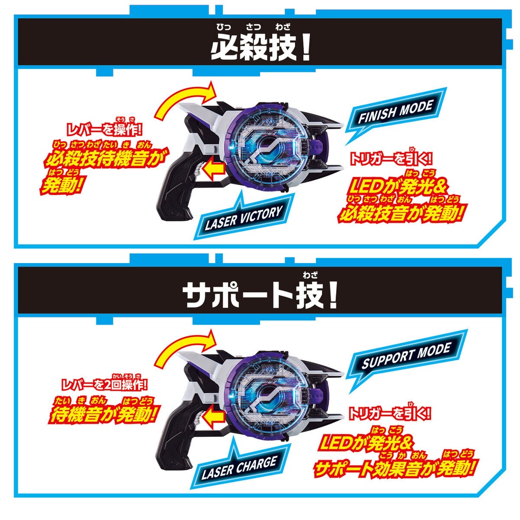Kamen Rider Geats DX Boost Mark II Raise Buckle & Laser Raise Riser Set Image_5