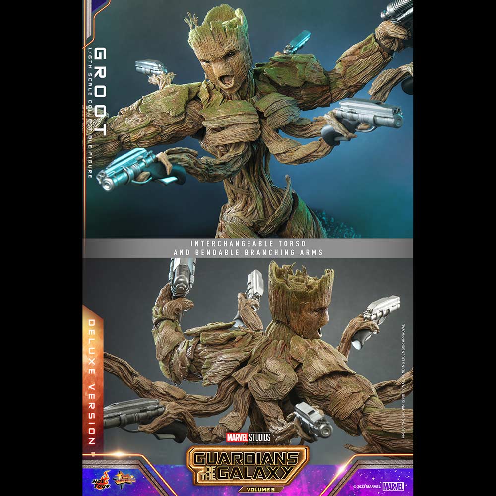 (PO) Movie Masterpiece Series MMS707 - Guardians of the Galaxy Vol. 3 - Groot (Deluxe Version) Image_14