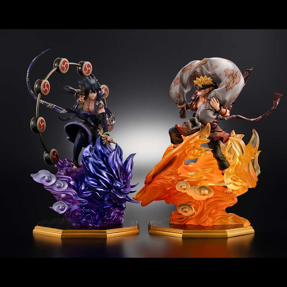 (PO) Precious G.E.M. Series Naruto Shippuden: Naruto Uzumaki Fujin & Sasuke Uchiha Raijin Set Image_3