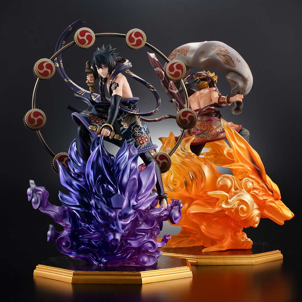 (PO) Precious G.E.M. Series Naruto Shippuden: Naruto Uzumaki Fujin & Sasuke Uchiha Raijin Set Image_6