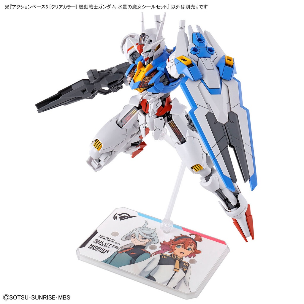 Action Base 6 Clear - with The Witch from Mercury Sticker Set Image_6