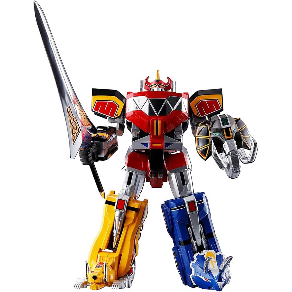 (PO) Soul of Chogokin Kyoryu Sentai Zyuranger GX-72 Megazord & GX-78 Dragonzord Image_2
