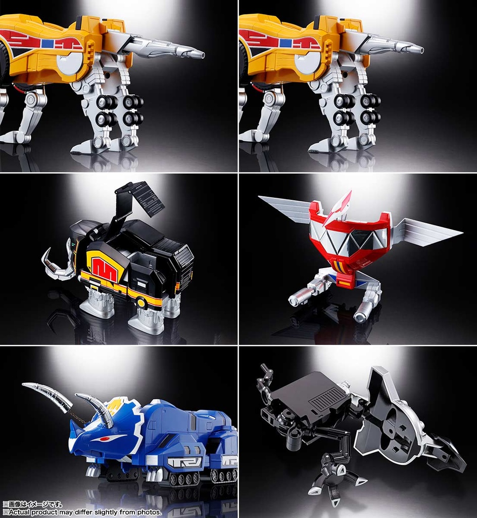(PO) Soul of Chogokin Kyoryu Sentai Zyuranger GX-72 Megazord & GX-78 Dragonzord Image_18