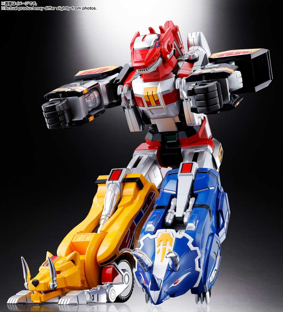 (PO) Soul of Chogokin Kyoryu Sentai Zyuranger GX-72 Megazord & GX-78 Dragonzord Image_21