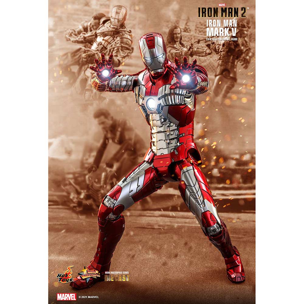 (PO) MMS400D18 - Iron Man 2 - Mark V (Reissue) Image_2