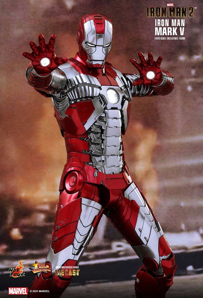 (PO) MMS400D18 - Iron Man 2 - Mark V (Reissue) Image_3