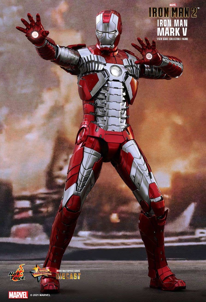 (PO) MMS400D18 - Iron Man 2 - Mark V (Reissue) Image_4