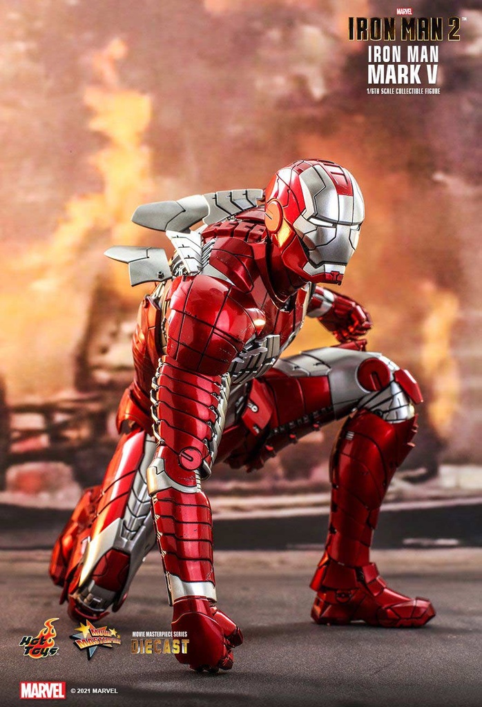 (PO) MMS400D18 - Iron Man 2 - Mark V (Reissue) Image_5