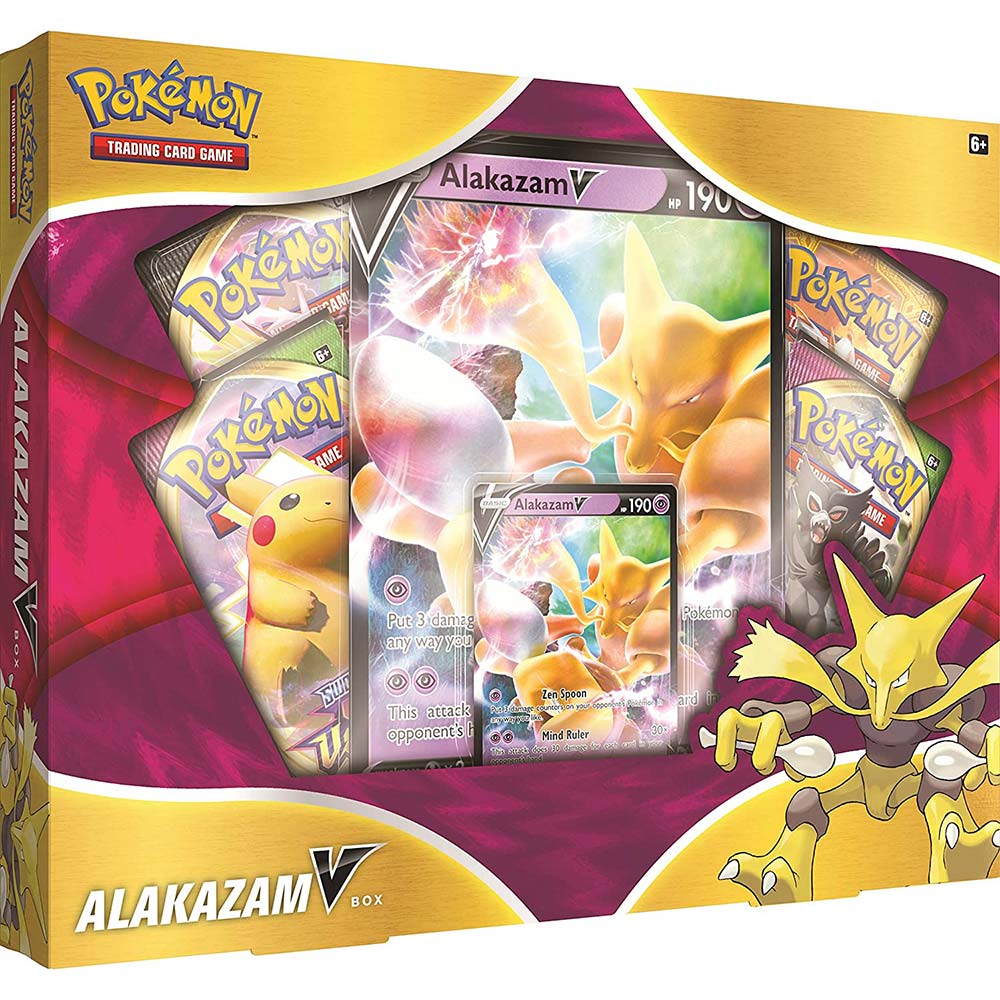 Pokemon TCG: Tag Sword & Shield Alakazam V Box Image_1