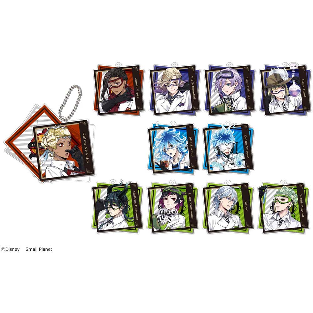 Disney Twisted Wonderland Trading Slide Key Holder Vol. 2[BOX] Image_1