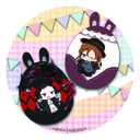 Bungo Stray Dogs DEAD APPLE Piyotto Rabbit Trading Can Badge [BOX] Image_10