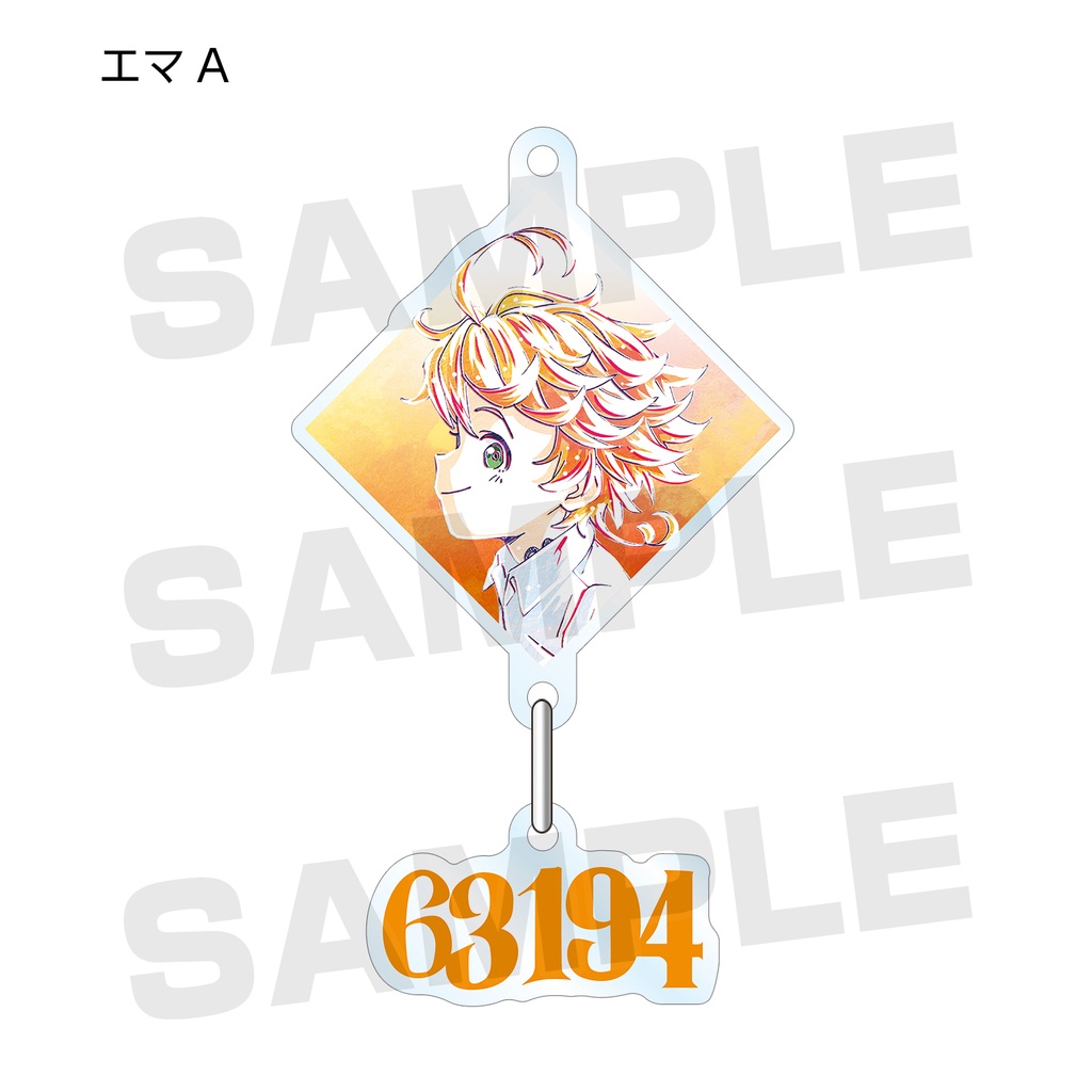 The Promised Neverland Trading Ani-Art Yurayura Acrylic Key Chain [BOX] Image_2