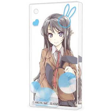 Rascal Does Not Dream of Bunny Girl Senpai Chara Clear Acrylic Key Chain Sakurajima Mai Image_2