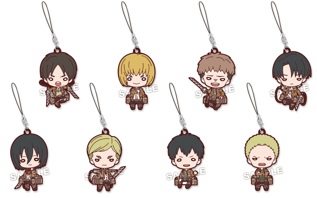 Nitotan Attack on Titan Rubber Mascot [BOX] Image_2