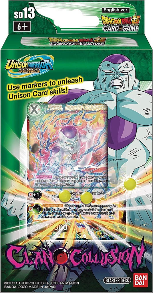 Dragonball Super Unison Warrior Series DB10 - SD13 Clan Collusion Starter Deck Image_1