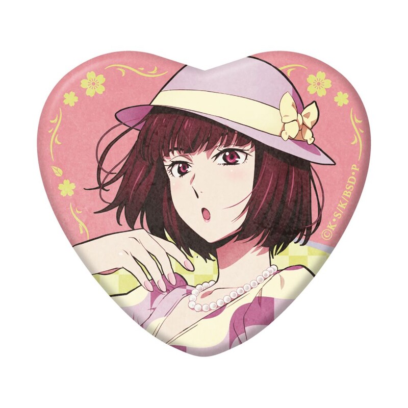 (PO) Bungo Stray Dogs Original Illustration Heart Can Badge modern fashion [BOX] Image_12