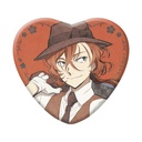 (PO) Bungo Stray Dogs Original Illustration Heart Can Badge modern fashion [BOX] Image_13