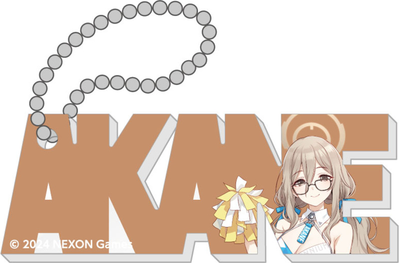 (PO) Blue Archive Trading Original Illustration Acrylic Block Key Chain 3.5th Anniversary POP UP STORE [BOX] Image_5