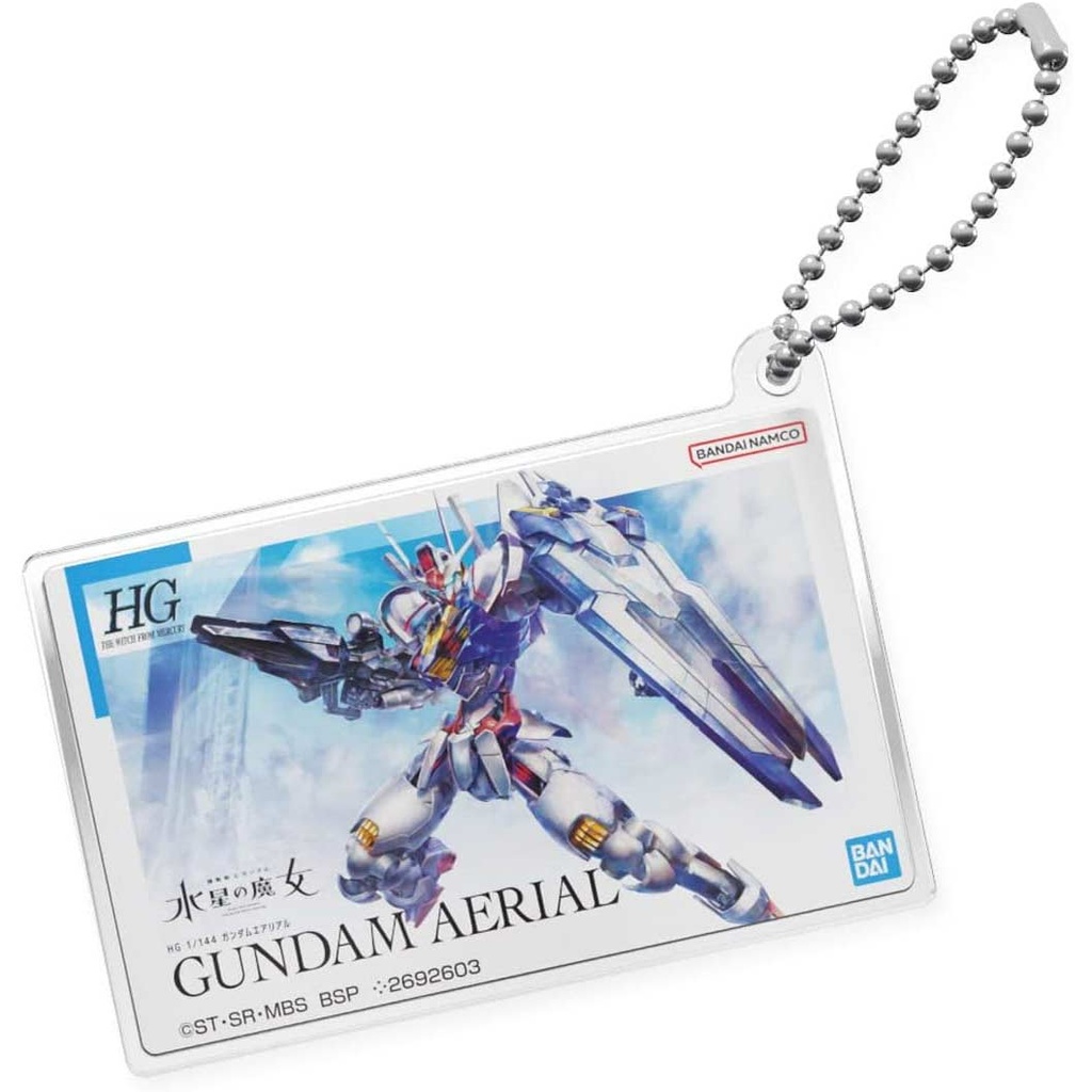 Gunpla Package Art Acrylic Ball Chain MS Gundam The Witch from Mercury - Gundam Aerial Image_1