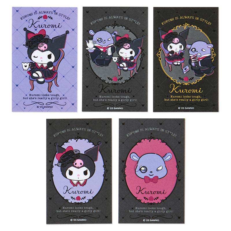 Sanrio Kuromi and Baku Card Case with Sticker set Image_3