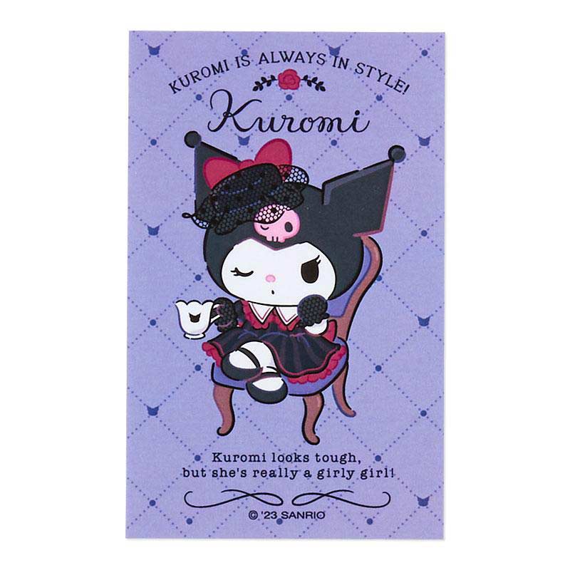 Sanrio Kuromi and Baku Card Case with Sticker set Image_4
