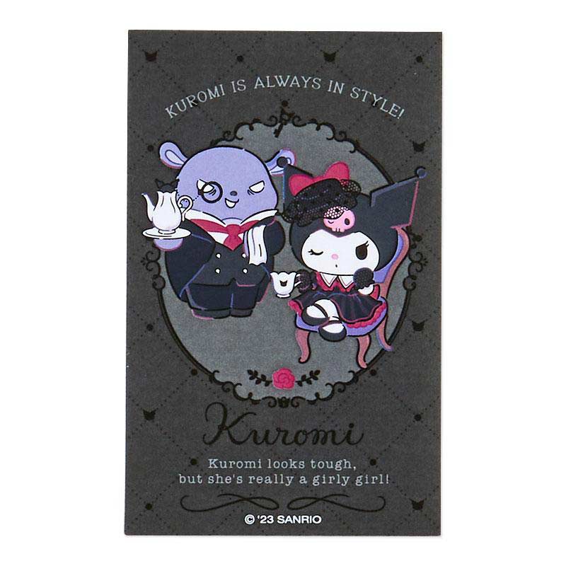 Sanrio Kuromi and Baku Card Case with Sticker set Image_5