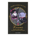 Sanrio Kuromi and Baku Card Case with Sticker set Image_6