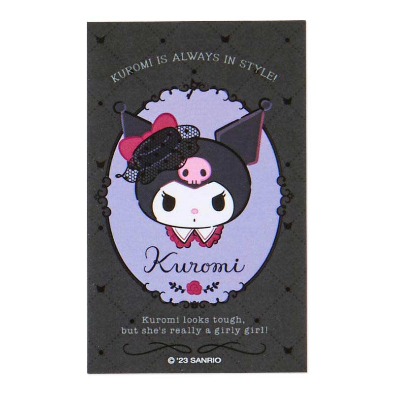 Sanrio Kuromi and Baku Card Case with Sticker set Image_7