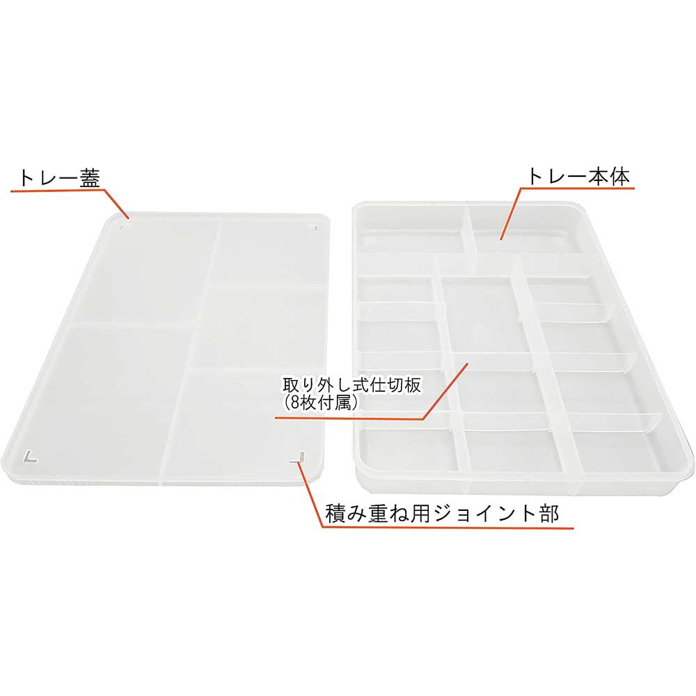 Plamokojo Parts Sorting Tray PMKJ004W (set of 2) Image_2