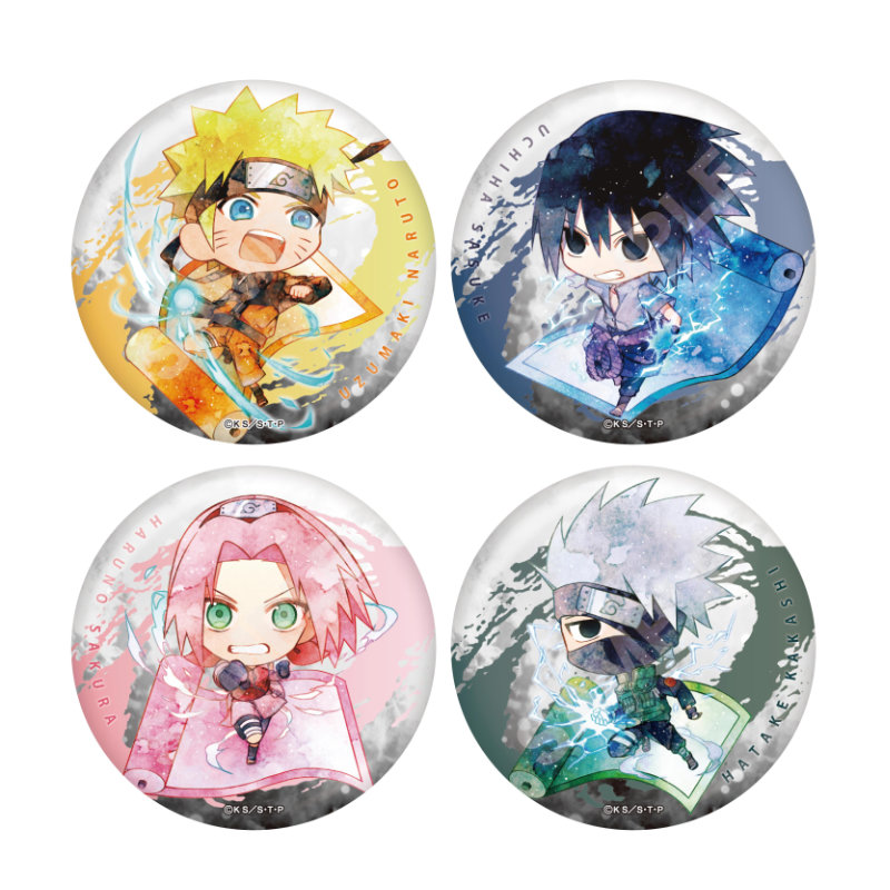 (PO) Naruto Shippuden Chara Deru Art Can Badge 01 [BOX] Image_2