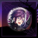 HOLOSTARS English -TEMPUS- Halloween 2023 Metallic Button Badge - Karasu Demon Image_1