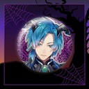 HOLOSTARS English -TEMPUS- Halloween 2023 Metallic Button Badge - The Demon King of the Ice Plane Image_1