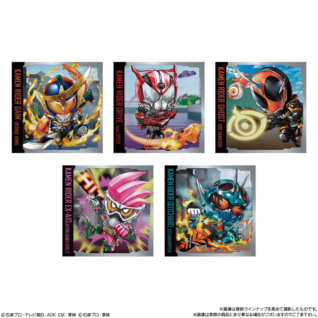 Nyaformation Kamen Rider Deformed Sticker Wafer Card [BOX] Image_2