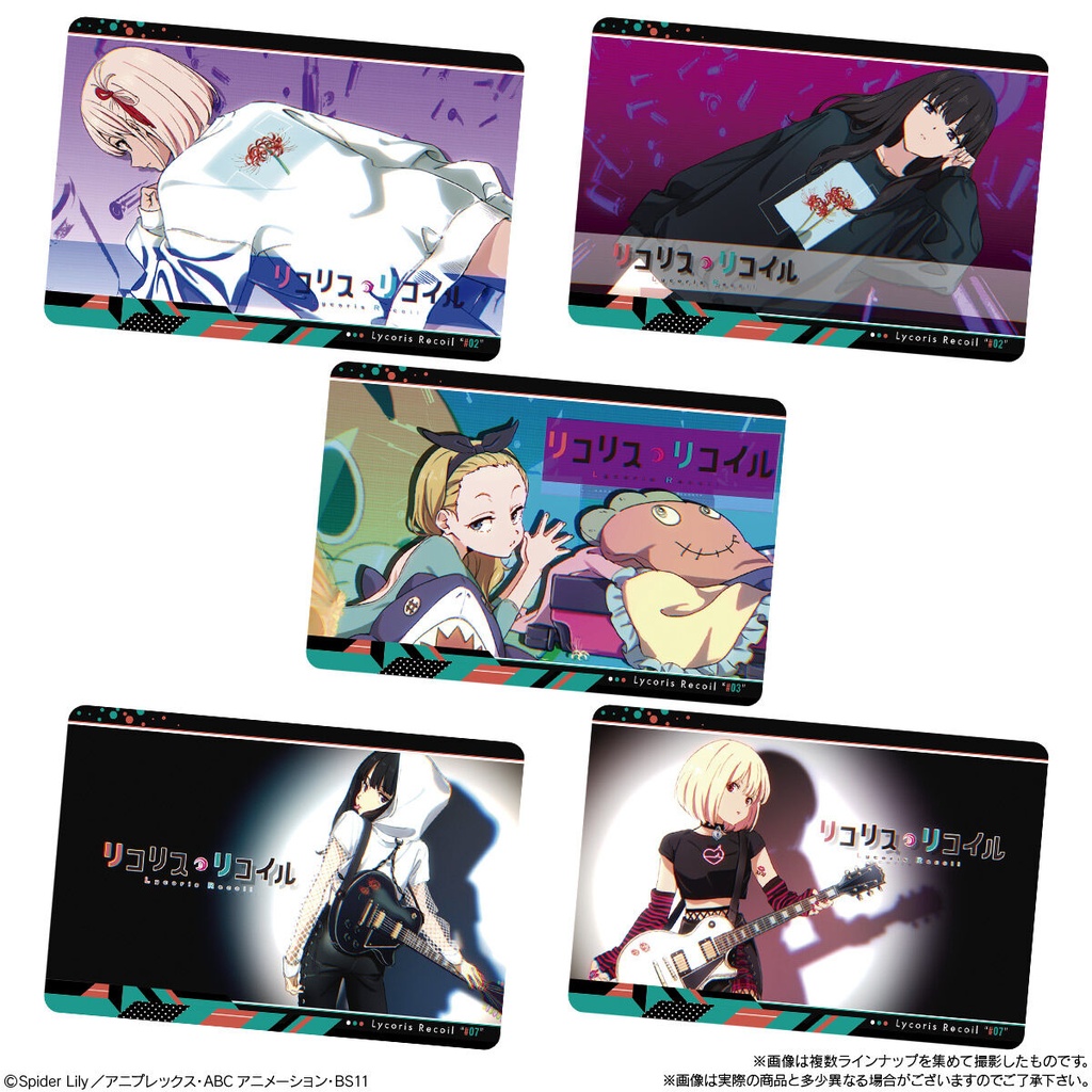 Lycoris Recoil Wafer Card [BOX] Image_5