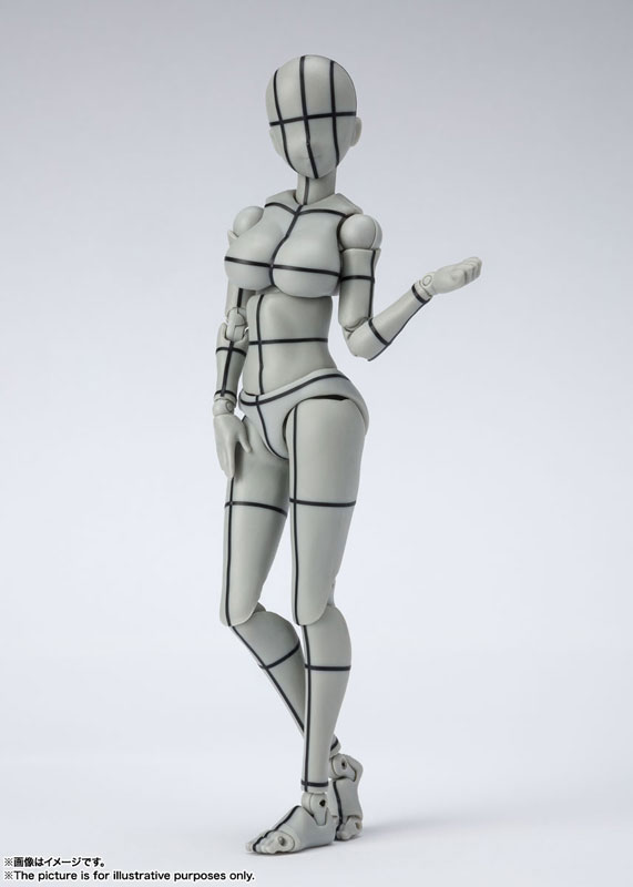 (PO) S.H.Figuarts Body-chan Kentaro Yabuki Edition Wire Frame (Gray Color Ver.) (Re-issue) Image_2
