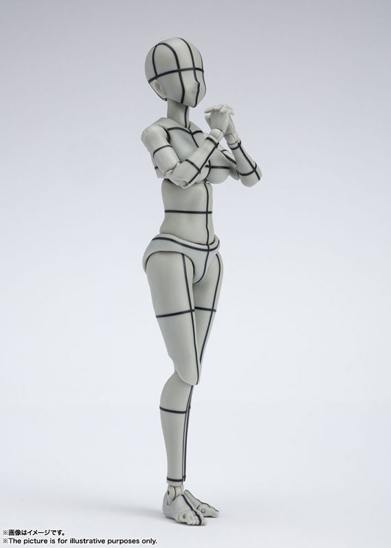 (PO) S.H.Figuarts Body-chan Kentaro Yabuki Edition Wire Frame (Gray Color Ver.) (Re-issue) Image_3