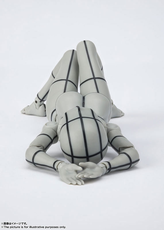 (PO) S.H.Figuarts Body-chan Kentaro Yabuki Edition Wire Frame (Gray Color Ver.) (Re-issue) Image_4