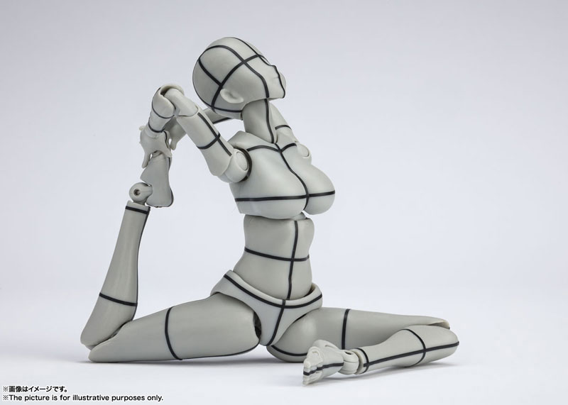 (PO) S.H.Figuarts Body-chan Kentaro Yabuki Edition Wire Frame (Gray Color Ver.) (Re-issue) Image_5