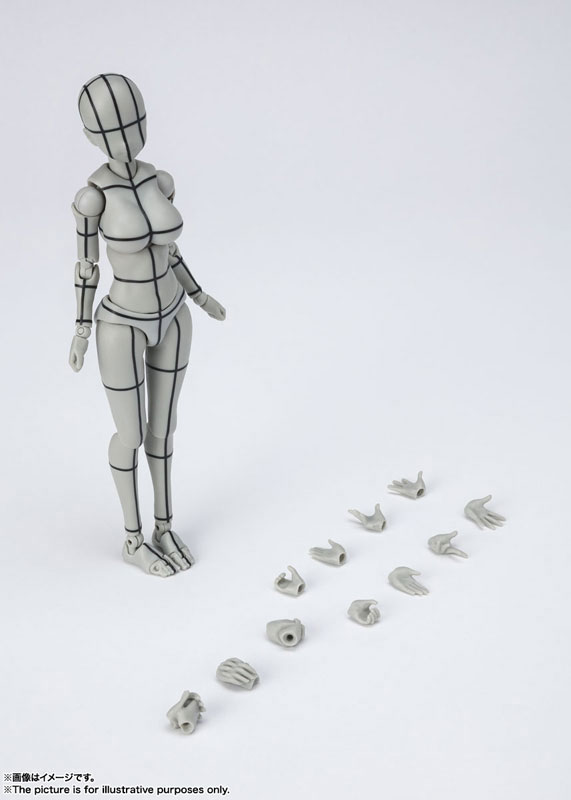 (PO) S.H.Figuarts Body-chan Kentaro Yabuki Edition Wire Frame (Gray Color Ver.) (Re-issue) Image_7