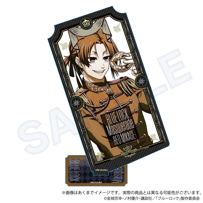 (PO) Blue Lock Acrylic Card Stand Masquerade Ver. Mikage Reo Image_1