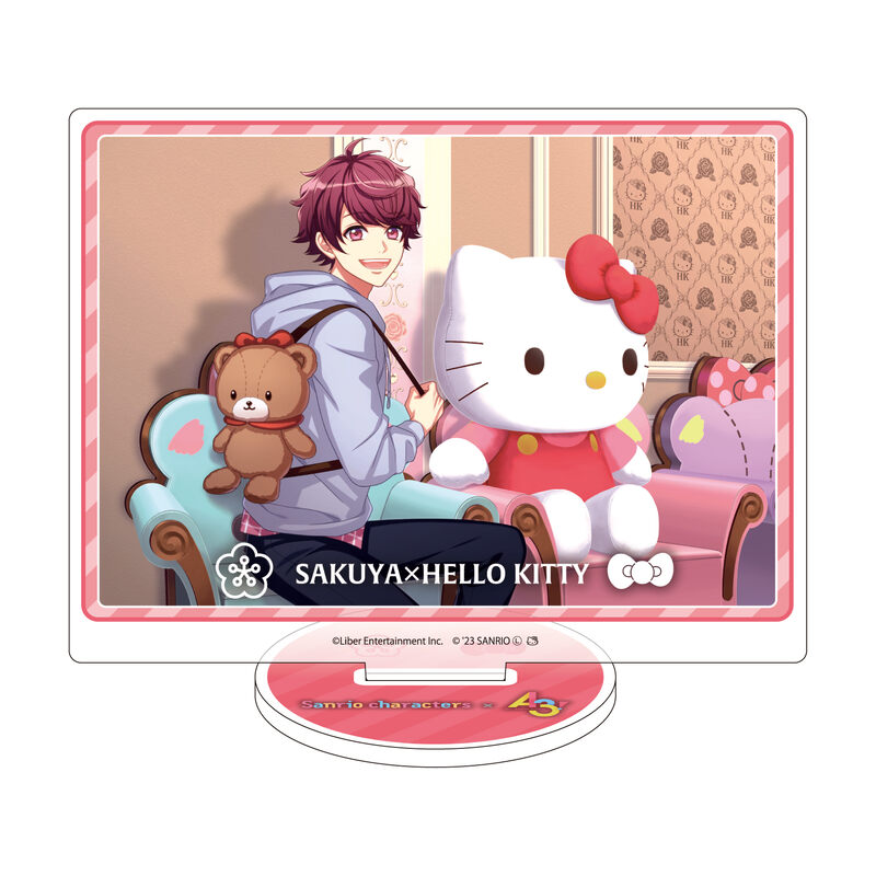 (PO) Acrylic Stand A3! x Sanrio Characters 05 Sakuma Sakuya x Hello Kitty (Official Illustration) Image_1